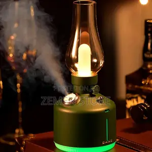 2 In 1 Desktop Retro Lamp Air Humidifier