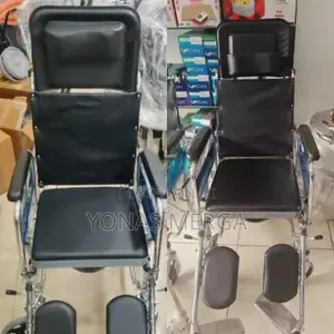 Full Reclining Commode Wheelchair色highback Manual矽wheelchair