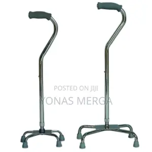 Adjustable Walking Cane for Right/Left Hand Use, Small Base