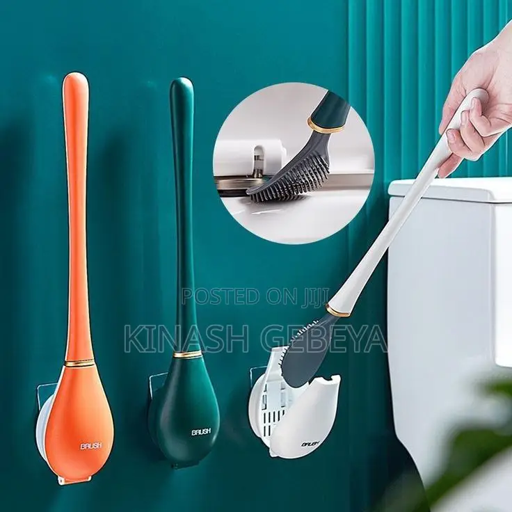 Toilet Cleaner Silicone Brush(የሽንት ቤት ማፅጃ)