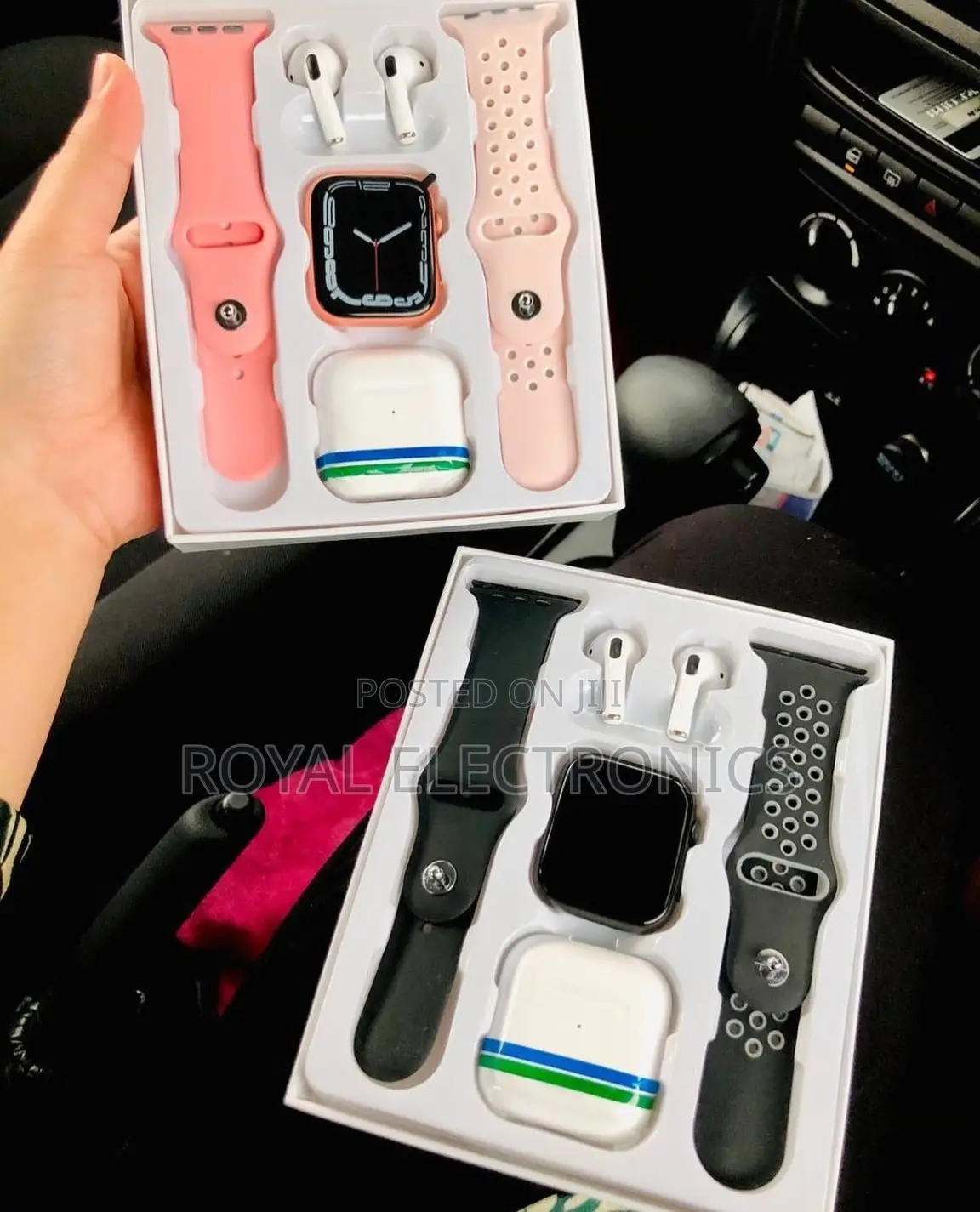 Series 8 Watch ++ Airpods ++ 2 Silicone Straps