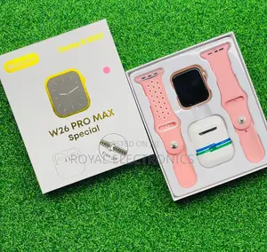 Special Edition Smart Watch With Buds (Pink) Plus 2 Straps