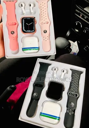 ስማርት ሰዓት ++ Bluetooth Earphone ++ 2 Silicone Strap