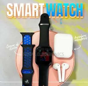 Smart Watch With Free Bracelet And Bluetooth Earphone
