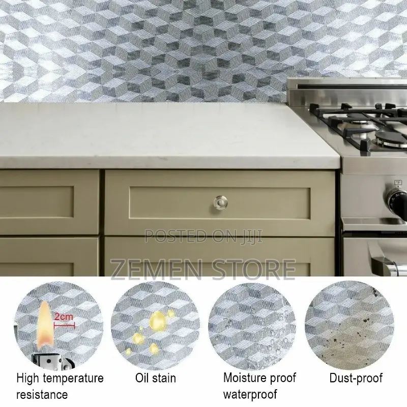 Kitchen Backsplash Wallpaper Peel And Stick