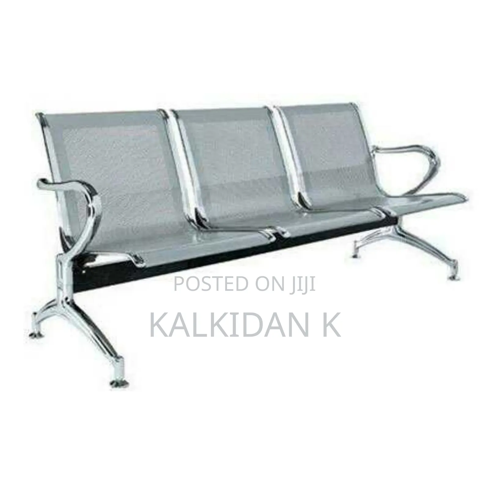 3 Seat Metal Waiting Chair