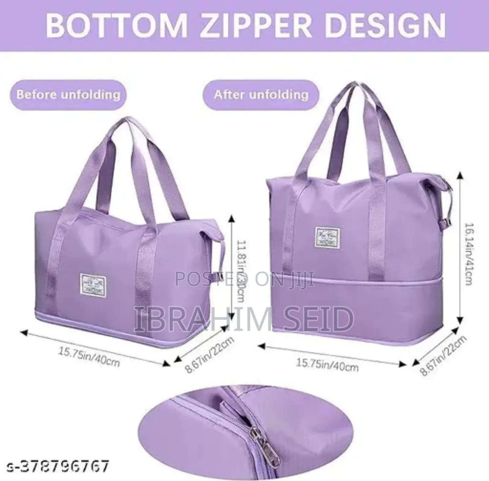 F High Capacity Ecpandeble Travel Bags ,