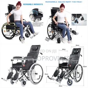አዲስ አልጋ እና ፖፖ ያላቸው ዌልቸር Wheelchair\¿Wheelchair%*Wheelchair\¿