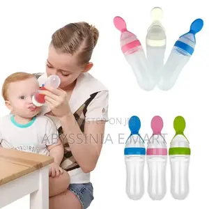 Baby Feeding Bottle Spoon With Container