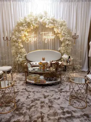 Better Together Wedding Decor
