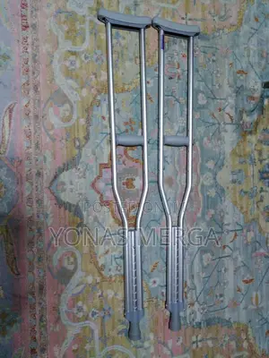Crutches_ክራንች¢፬፭cranch+~-Crunch/_Lighweight Crutches=₢Crunch