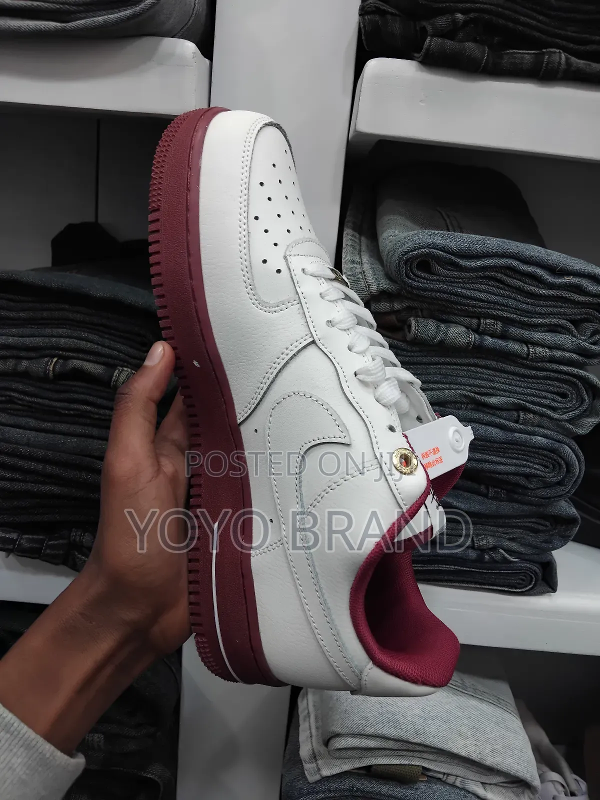Nike Air Force 1 '07 SE 40th Anniversary White/Red Unisex Sneaker