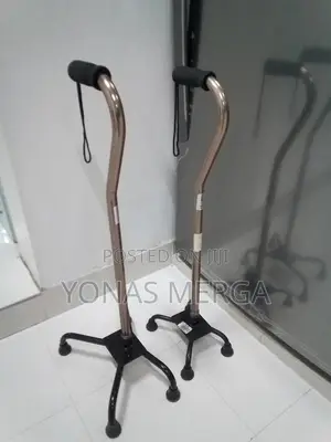 Walking Cane/ከዘራ_4legged Quad Crane Walking Sticks-2 Sizes