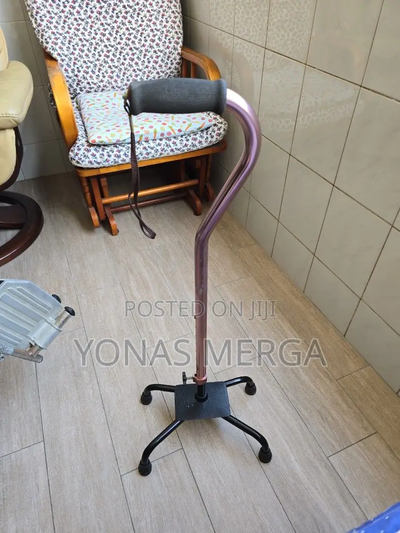 Kezera/Walking Stick/ Walking Aid/Bion Quad Cane Wide Base