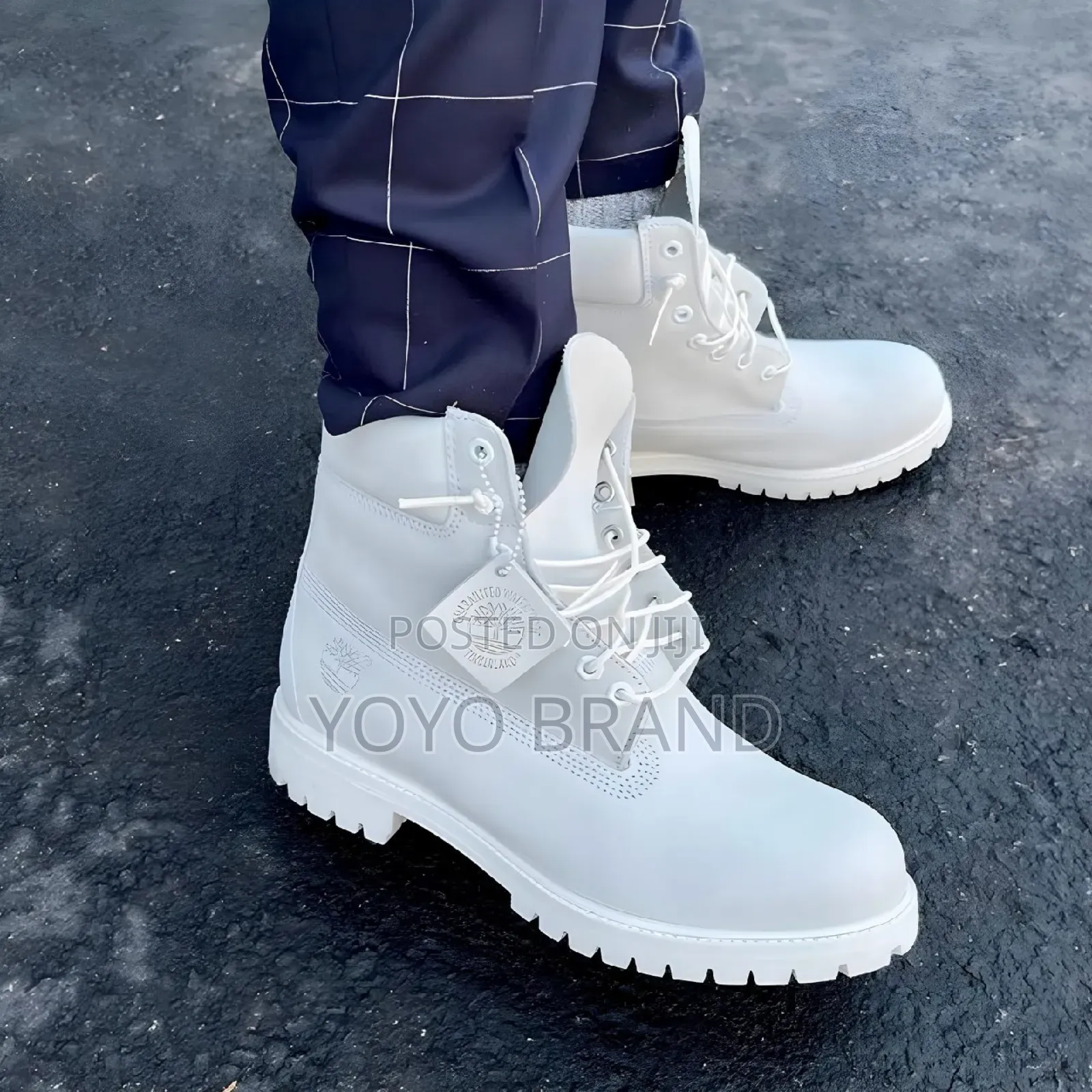 Timber Land White Fashion Shoes