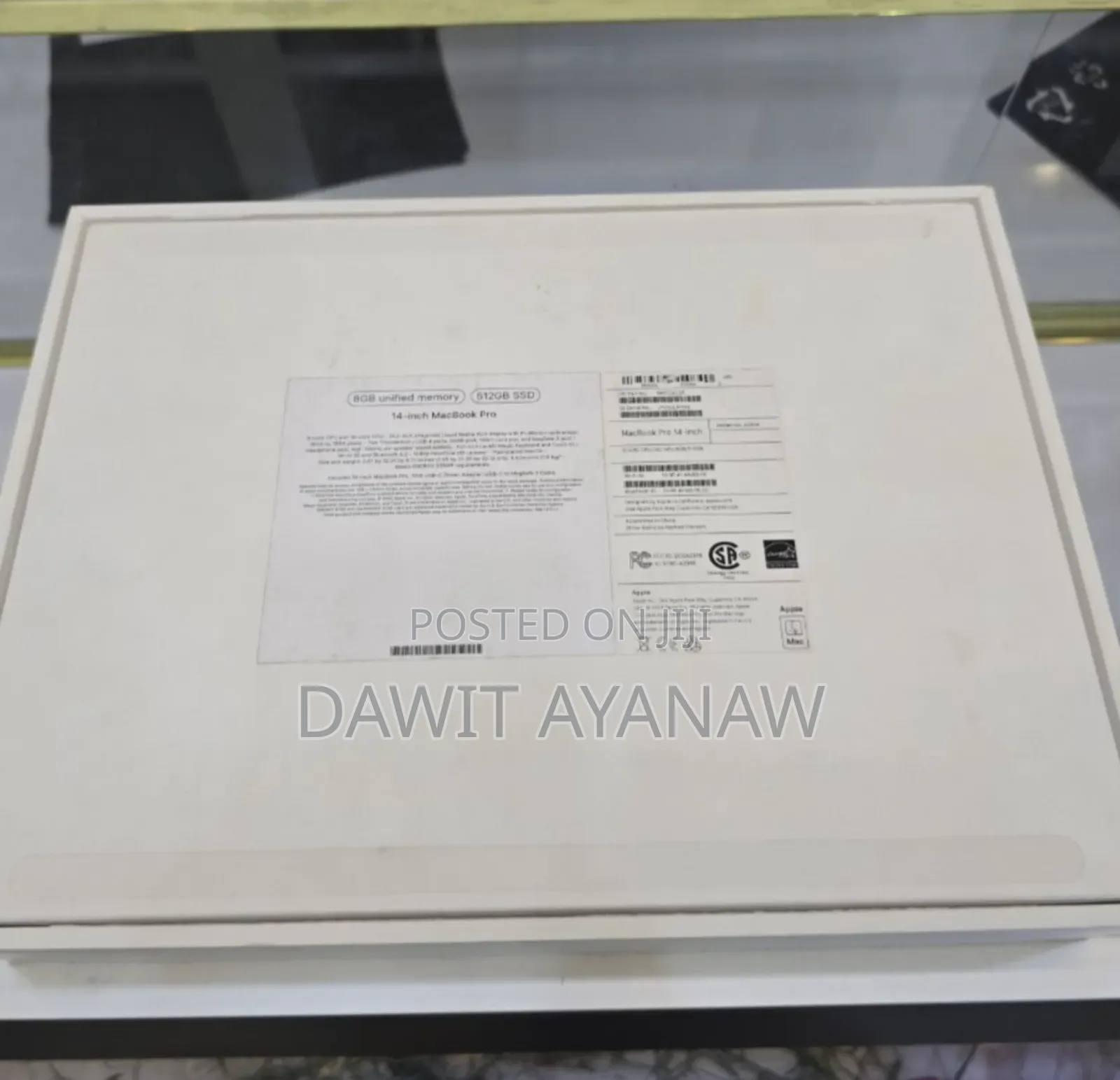 New Apple MacBook Pro 2023 M3 14-Inch 8GB Apple M3 Pro SSD 512GB
