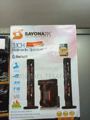 Sayona Apps
18000w
Multimedia Speaker
USB,FM,Bluetooth