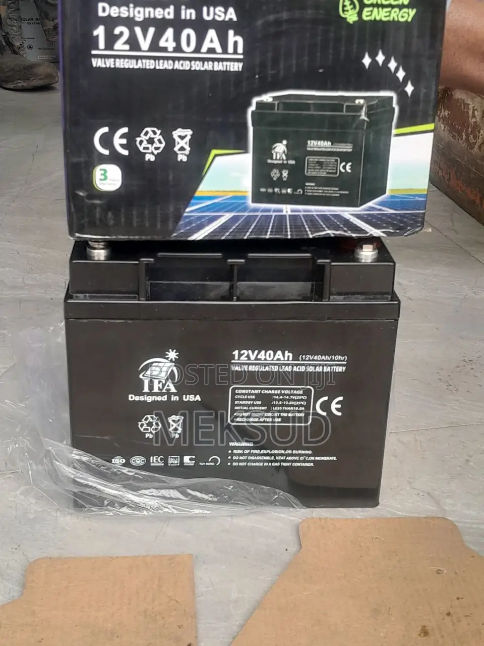Batrii 12v 40 Ah.