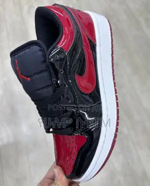 Original Air Jordan 1 Low ‘Patent Bred’ Shoes