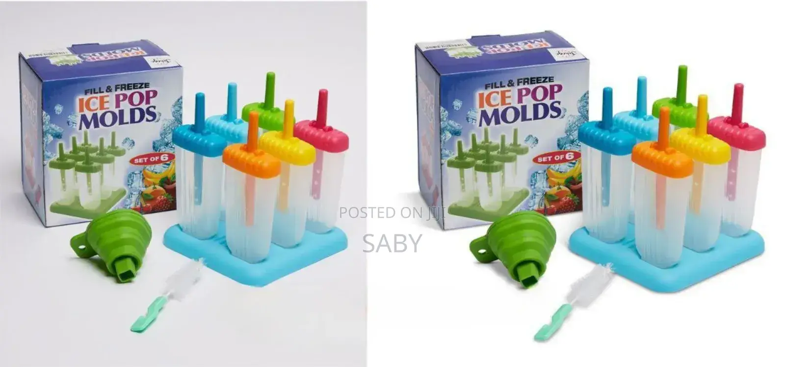 6 Grids Ice Cream Mold