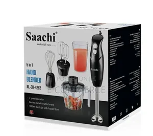 Saachi Hand Blender 5 In 1 (ሳቺ የጁስ መፍጫ 5 በ 1)