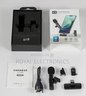 Wireless 2.4 GHZ Microphone 20 Meter Radius(10 Hour Battery)