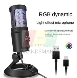 RGB Dynamic Effect Condenser Microphone (Seven Color Map)