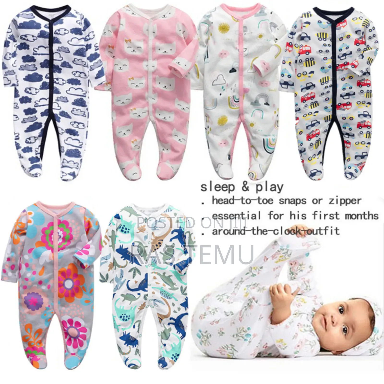 3 Piece New Born Baby Foot
