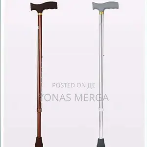 Walking Stick/Kezera/Handle Aluminum Rod Rubber Base Support