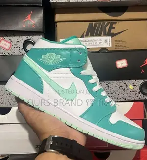 Air Jordan 1 Mid Marina Green High Master Quality Shoes