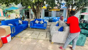 ሶፋ Sofa Full Set Made of ማለዳ Hd#1 Sponge Qlty Wood Materal