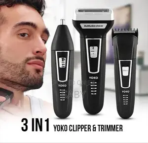 .Yoko 3 In1 Rechargeable Hair Clipper