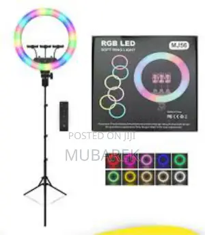 22 Inch RGB Soft Ring Light With Multiple Color Modes