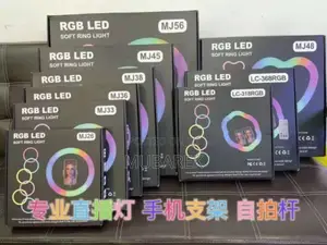 22 Inch RGB Soft Ring Light for Beauty and Makeup