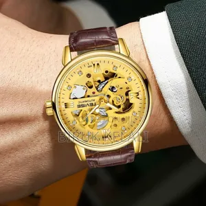 TEVISE Men Watches Automatic Mechanical Skeleten WATCH