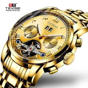Tevise Automatic Stainless Steel Strap Watch