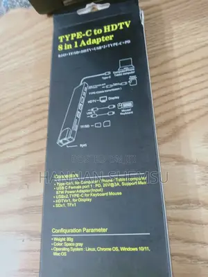 TYPE -C to HDTV 8 in 1