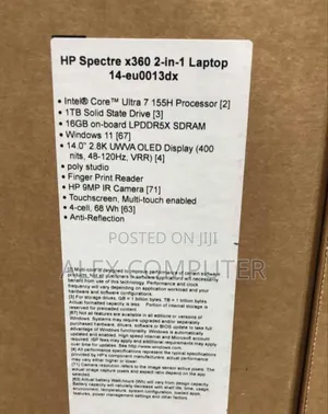 New Laptop HP Spectre 14 16GB Intel Core I7 SSD 1T