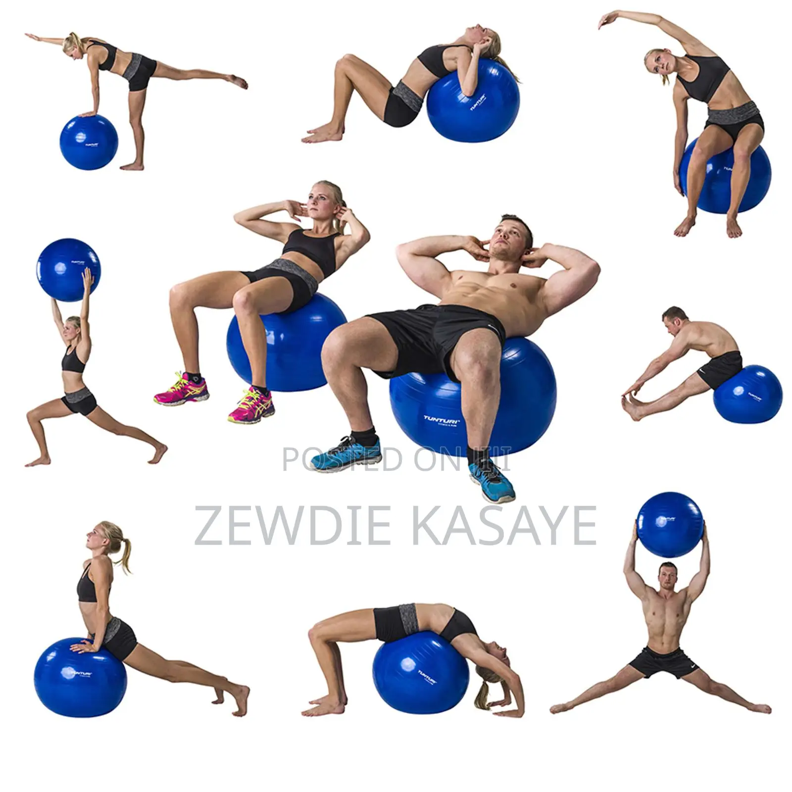 Exercise Ball or Gym Ball 65 Cm