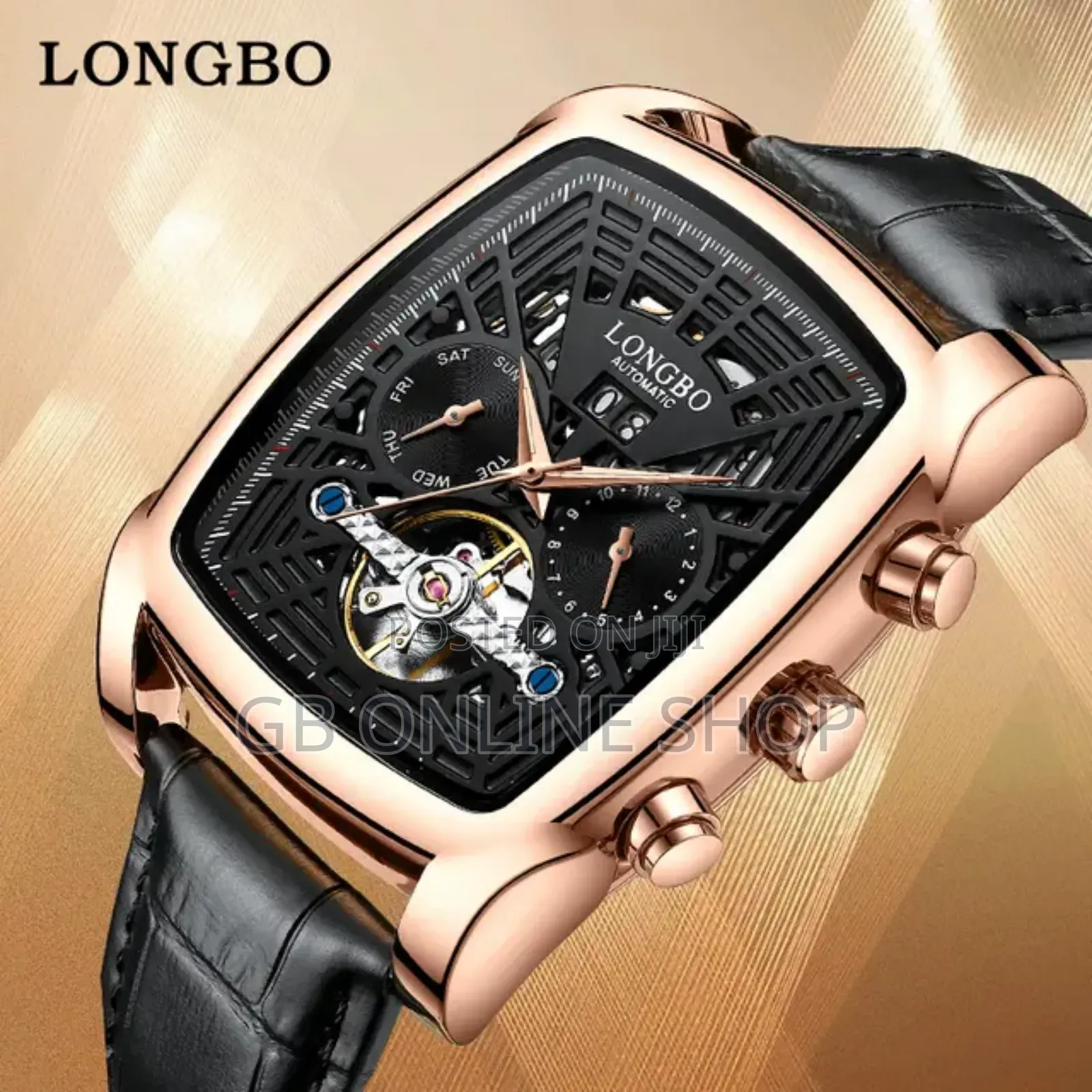 Longbo Automatic Laser Strap Watch