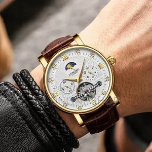 Longbo Automatic Laser Strap Watch