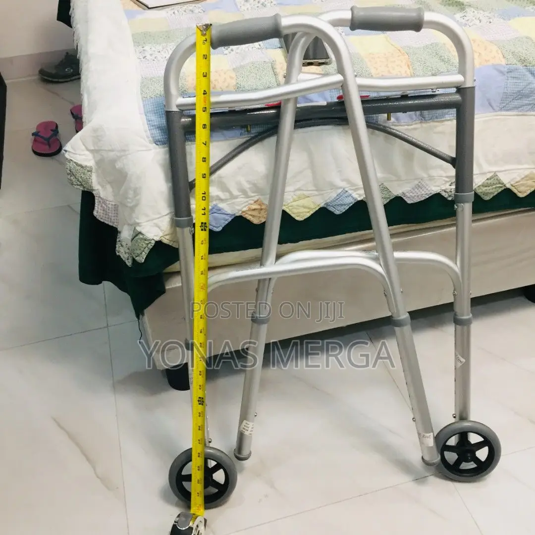 Pro Care Foldable Aluminum Walker/Wheels and Stopper
Rubber