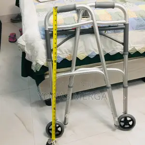 Pro Care Foldable Aluminum Walker/Wheels and Stopper
Rubber