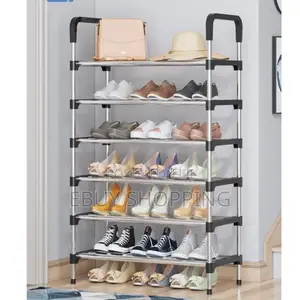 **"Multi-level Shoe Storage – Perfect For Small Spaces"**