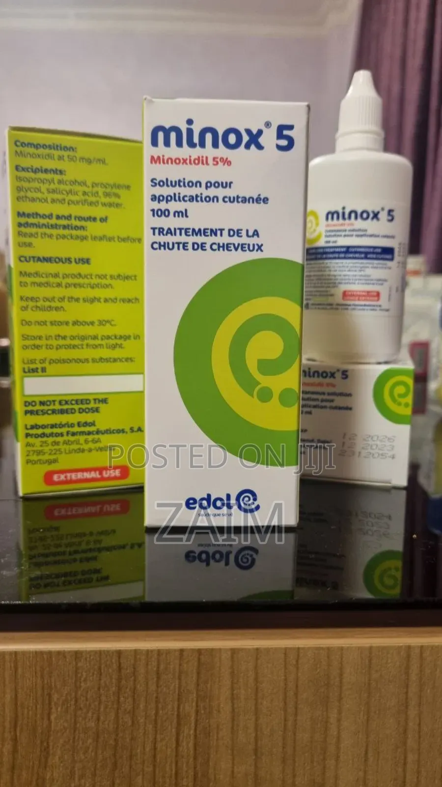 Edol Minoxidil 100 Ml Made in Portugal