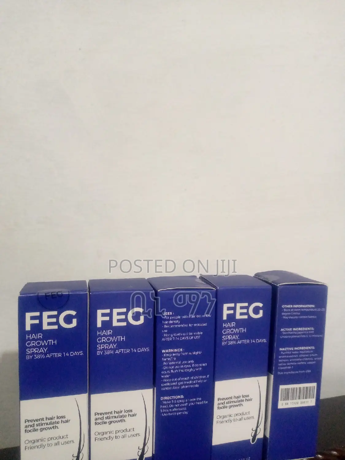 FEG Organic Hair Oil Spray.