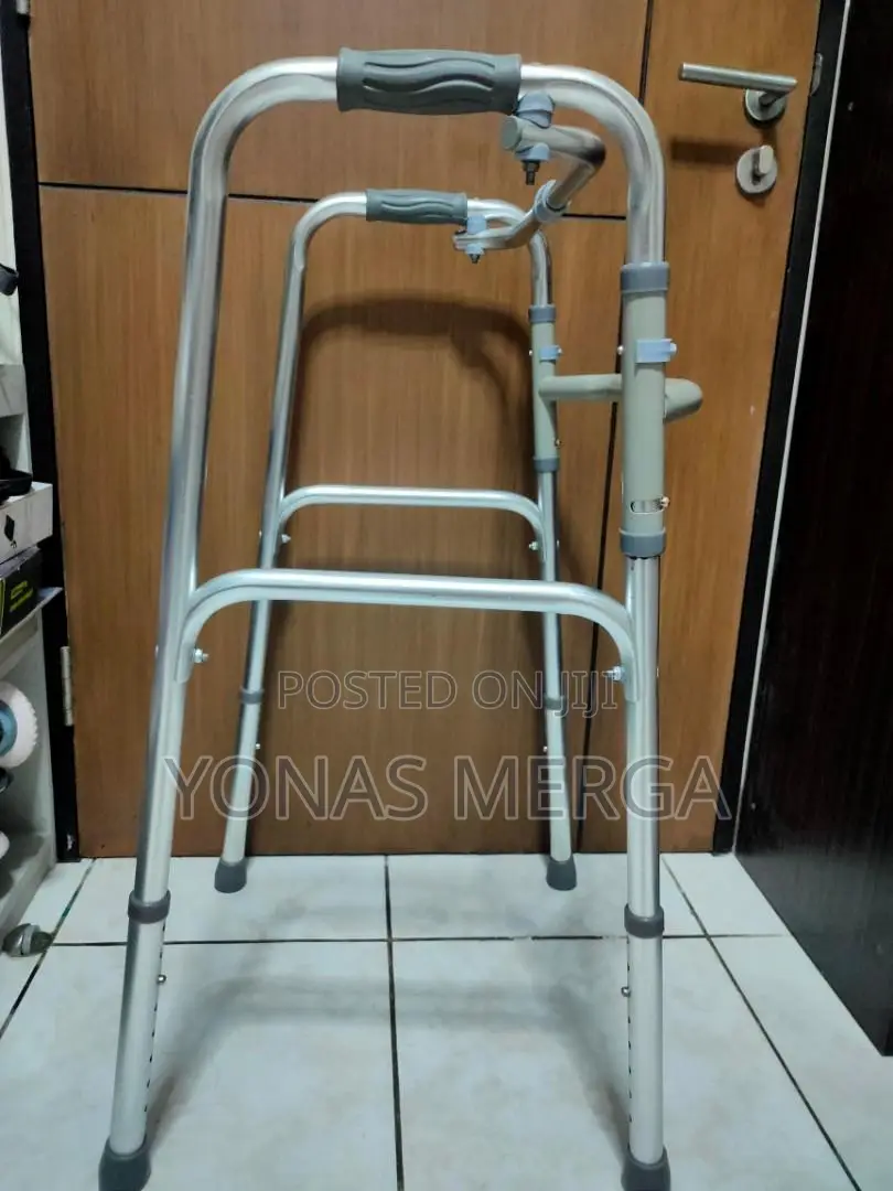 Aluminum Walker/With Wheel (Wls009 Full Sliver With Wheel)
