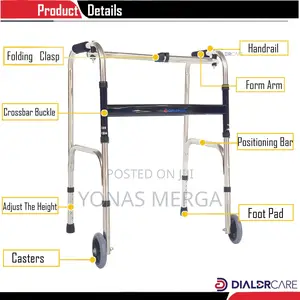 Walker/Walker/Waker/Front Wheels 2 Foot Pads Reduce Friction
