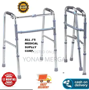 Folding Walker With Wheels An Adult Walker That Easily