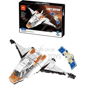 Aerospace Mini Spaceship Toy Building Blocks Kit: 143 PCS